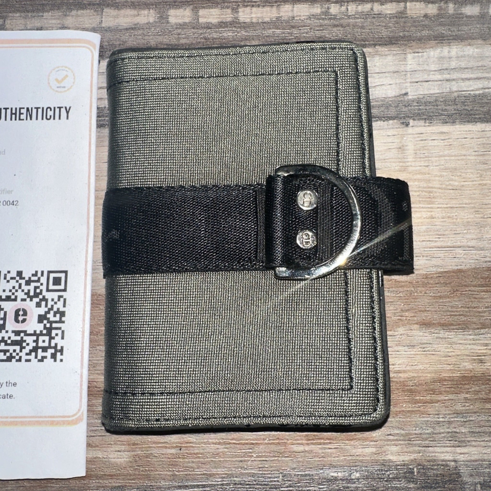 Christian Dior "Hardcore" bi-fold or compact wallet Certificate Of Authenticity